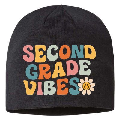 Second Grade Vibes 2nd Grade Team Retro 1st Day Of School Sustainable Beanie