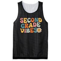 Second Grade Vibes 2nd Grade Team Retro 1st Day Of School Mesh Reversible Basketball Jersey Tank