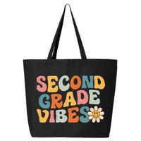 Second Grade Vibes 2nd Grade Team Retro 1st Day Of School 25L Jumbo Tote