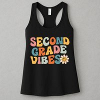 Second Grade Vibes 2nd Grade Team Retro 1st Day Of School Womens Tank Top