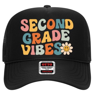 Second Grade Vibes 2nd Grade Team Retro 1st Day Of School Trucker Hat