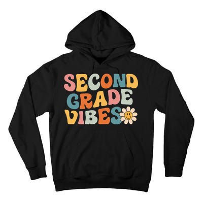 Second Grade Vibes 2nd Grade Team Retro 1st Day Of School Tall Hoodie