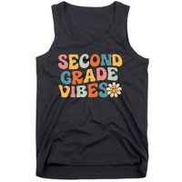 Second Grade Vibes 2nd Grade Team Retro 1st Day Of School Tank Top