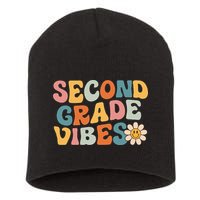Second Grade Vibes 2nd Grade Team Retro 1st Day Of School Short Acrylic Beanie