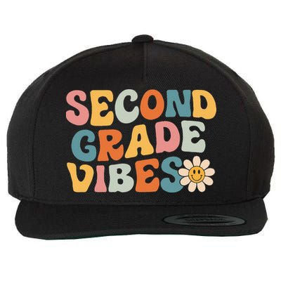 Second Grade Vibes 2nd Grade Team Retro 1st Day Of School Wool Snapback Cap