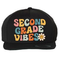 Second Grade Vibes 2nd Grade Team Retro 1st Day Of School Wool Snapback Cap