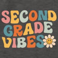 Second Grade Vibes 2nd Grade Team Retro 1st Day Of School Vector Backpack