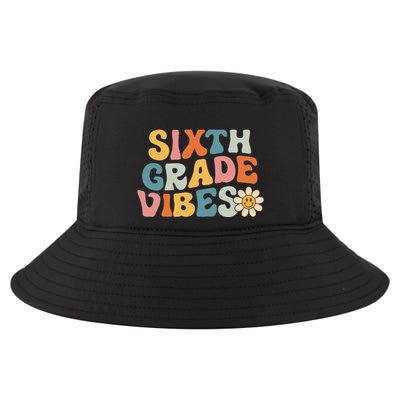 Sixth Grade Vibes 6th Grade Team Retro 1st Day Of School Cool Comfort Performance Bucket Hat
