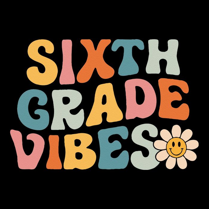 Sixth Grade Vibes 6th Grade Team Retro 1st Day Of School Performance Shirt