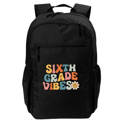 Sixth Grade Vibes 6th Grade Team Retro 1st Day Of School Backpack