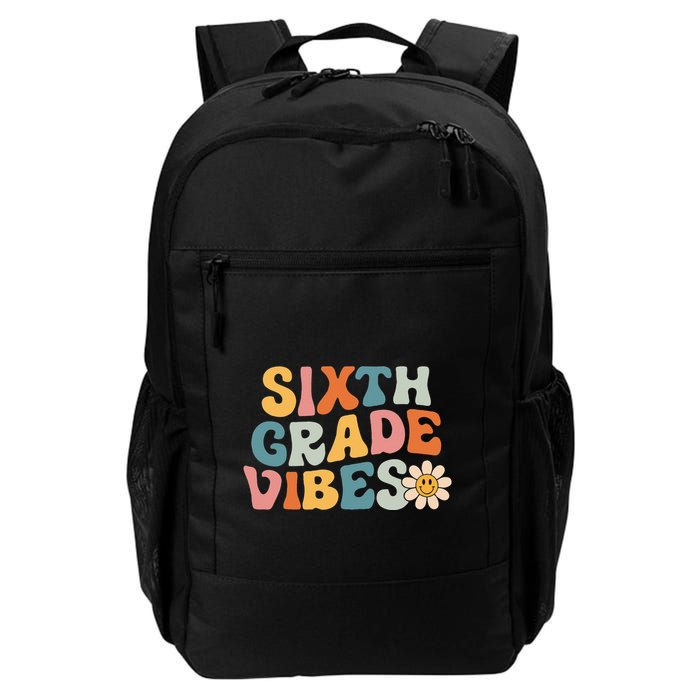 Sixth Grade Vibes 6th Grade Team Retro 1st Day Of School Backpack