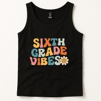 Sixth Grade Vibes 6th Grade Team Retro 1st Day Of School Tank Top