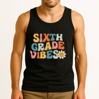 Sixth Grade Vibes 6th Grade Team Retro 1st Day Of School Tank Top