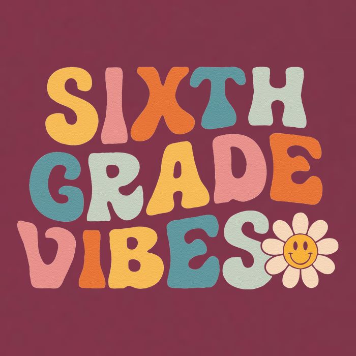 Sixth Grade Vibes 6th Grade Team Retro 1st Day Of School 16oz Travel Tumbler