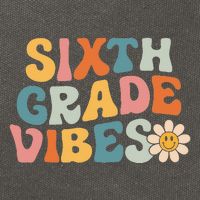 Sixth Grade Vibes 6th Grade Team Retro 1st Day Of School Cotton Canvas Backpack