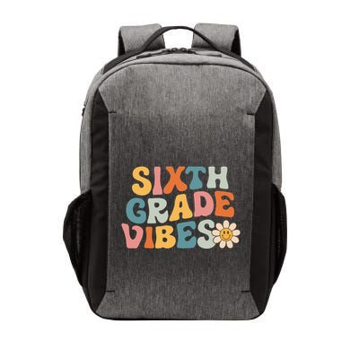 Sixth Grade Vibes 6th Grade Team Retro 1st Day Of School Vector Backpack