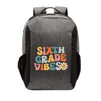 Sixth Grade Vibes 6th Grade Team Retro 1st Day Of School Vector Backpack
