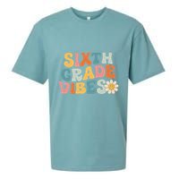 Sixth Grade Vibes 6th Grade Team Retro 1st Day Of School Sueded Cloud Jersey T-Shirt