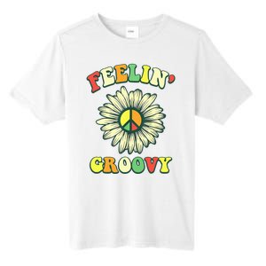 Sunflower Good Vibes Quote Feelin Groovy Hippie Peace Tall Fusion ChromaSoft Performance T-Shirt