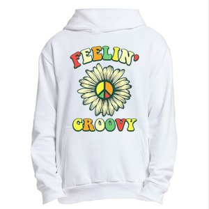 Sunflower Good Vibes Quote Feelin Groovy Hippie Peace Urban Pullover Hoodie