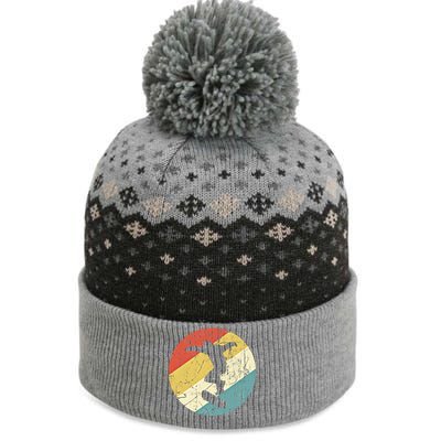 Skateboarding Gift Vintage Retro Skateboarder Gift The Baniff Cuffed Pom Beanie