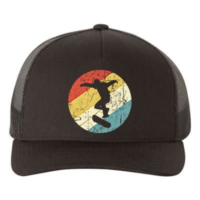 Skateboarding Gift Vintage Retro Skateboarder Gift Yupoong Adult 5-Panel Trucker Hat