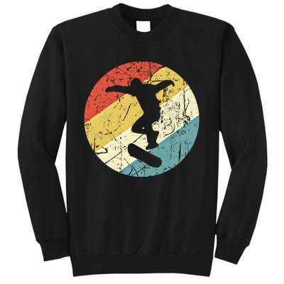 Skateboarding Gift Vintage Retro Skateboarder Gift Sweatshirt