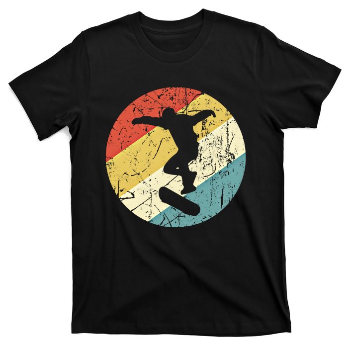 Skateboarding Gift Vintage Retro Skateboarder Gift T-Shirt