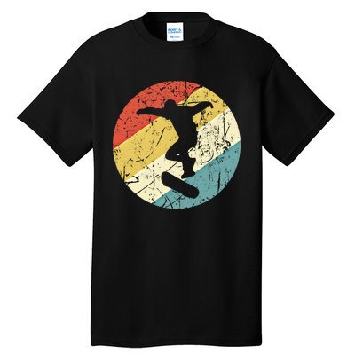 Skateboarding Gift Vintage Retro Skateboarder Gift Tall T-Shirt