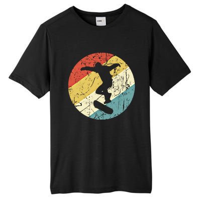 Skateboarding Gift Vintage Retro Skateboarder Gift Tall Fusion ChromaSoft Performance T-Shirt