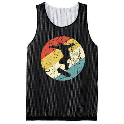 Skateboarding Gift Vintage Retro Skateboarder Gift Mesh Reversible Basketball Jersey Tank