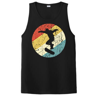 Skateboarding Gift Vintage Retro Skateboarder Gift PosiCharge Competitor Tank