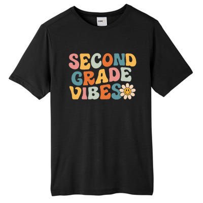 Second Grade Vibes 2nd Grade Team Retro 1st Day Of School Tall Fusion ChromaSoft Performance T-Shirt