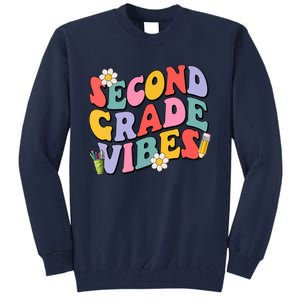 Second Grade Vibes Back To School 2nd Grade Team 1st Day Tall Sweatshirt