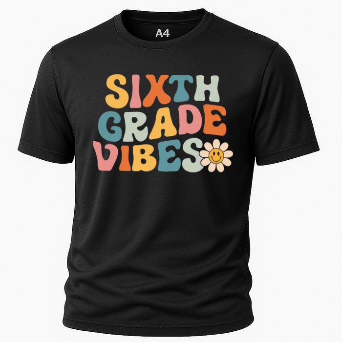 Sixth Grade Vibes 6th Grade Team Retro 1st Day Of School Performance Shirt