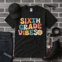 Sixth Grade Vibes 6th Grade Team Retro 1st Day Of School Tall T-Shirt