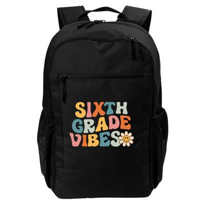 Sixth Grade Vibes 6th Grade Team Retro 1st Day Of School Backpack