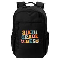 Sixth Grade Vibes 6th Grade Team Retro 1st Day Of School Daily Commute Backpack