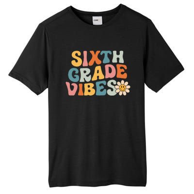 Sixth Grade Vibes 6th Grade Team Retro 1st Day Of School Tall Fusion ChromaSoft Performance T-Shirt