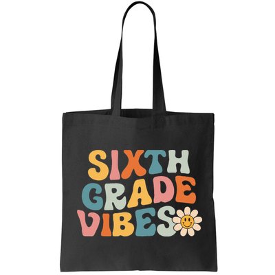 Sixth Grade Vibes 6th Grade Team Retro 1st Day Of School Bag