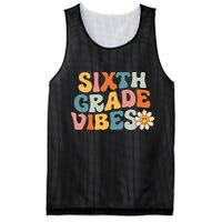 Sixth Grade Vibes 6th Grade Team Retro 1st Day Of School Mesh Reversible Basketball Jersey Tank
