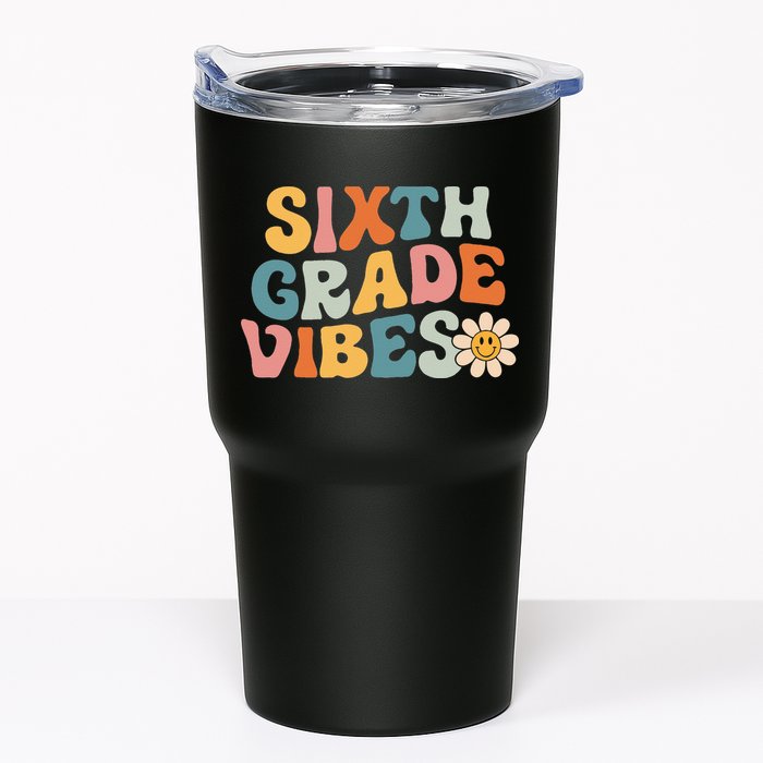 Sixth Grade Vibes 6th Grade Team Retro 1st Day Of School Tumbler