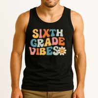 Sixth Grade Vibes 6th Grade Team Retro 1st Day Of School Tank Top
