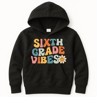 Sixth Grade Vibes 6th Grade Team Retro 1st Day Of School Kids Hoodie