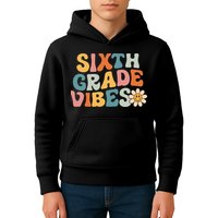 Sixth Grade Vibes 6th Grade Team Retro 1st Day Of School Kids Hoodie