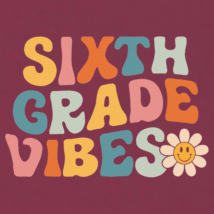 Sixth Grade Vibes 6th Grade Team Retro 1st Day Of School 16oz Travel Tumbler