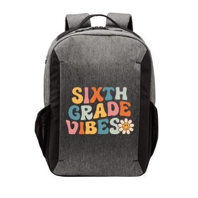 Sixth Grade Vibes 6th Grade Team Retro 1st Day Of School Vector Backpack