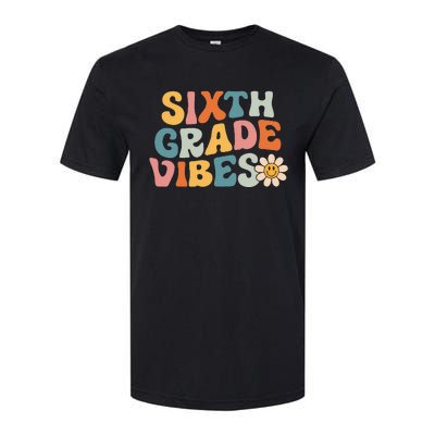 Sixth Grade Vibes 6th Grade Team Retro 1st Day Of School Softstyle CVC T-Shirt