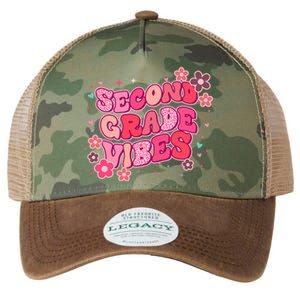 Second Grade Vibes 2Nd Grade Team Retro Valentines Day Gift Legacy Tie Dye Trucker Hat