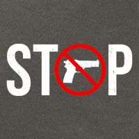 Stop Gun Violence Anti Guns Cotton Canvas Backpack